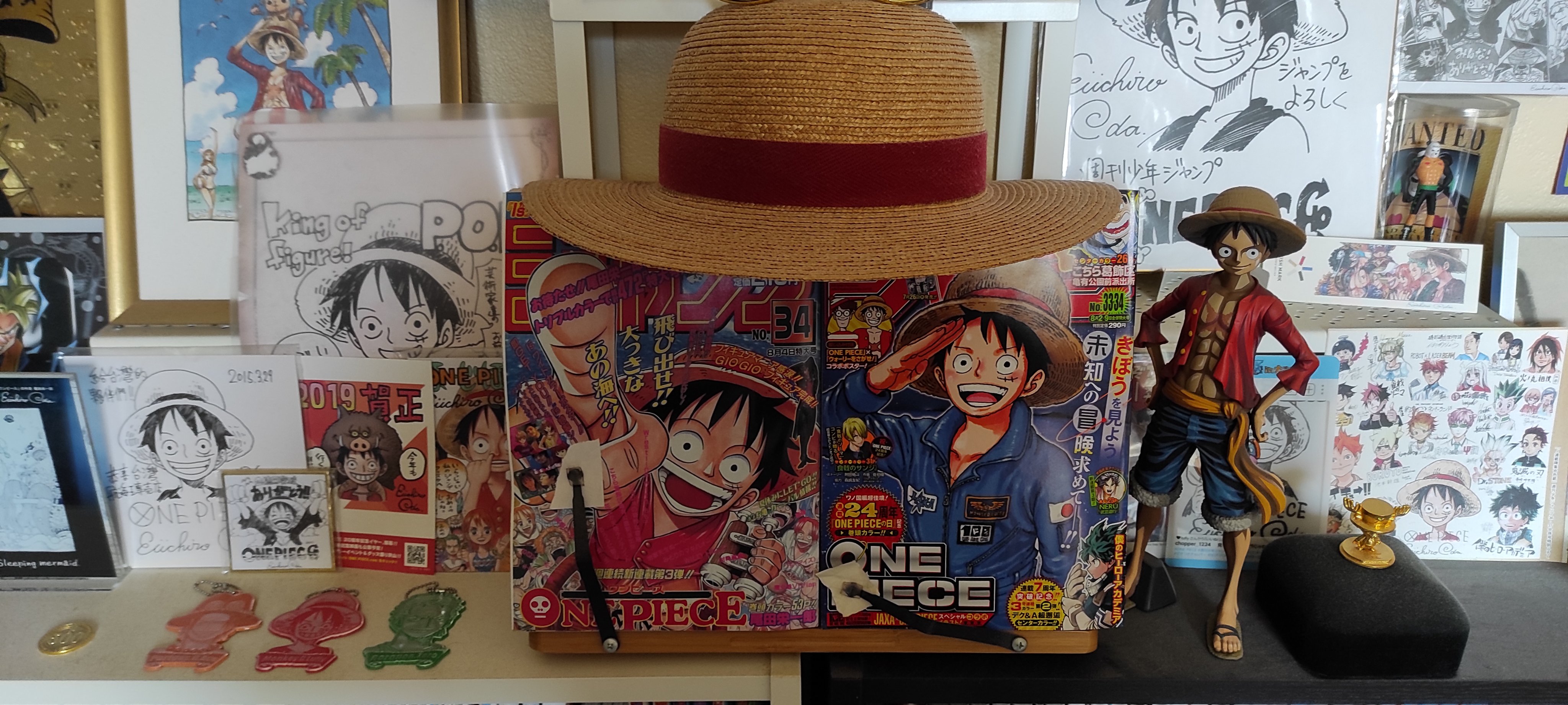 Baker ベイカー One Piece Fan Et Puis Le Weekly Shōnen Jump 21 N 33 34 Avec Une Page De Journal Pour Le Projet Jaxa Onepiece Onepiececollection Onepiece部屋 ワンピース ひとつなぎの大秘宝 ワンピース部屋