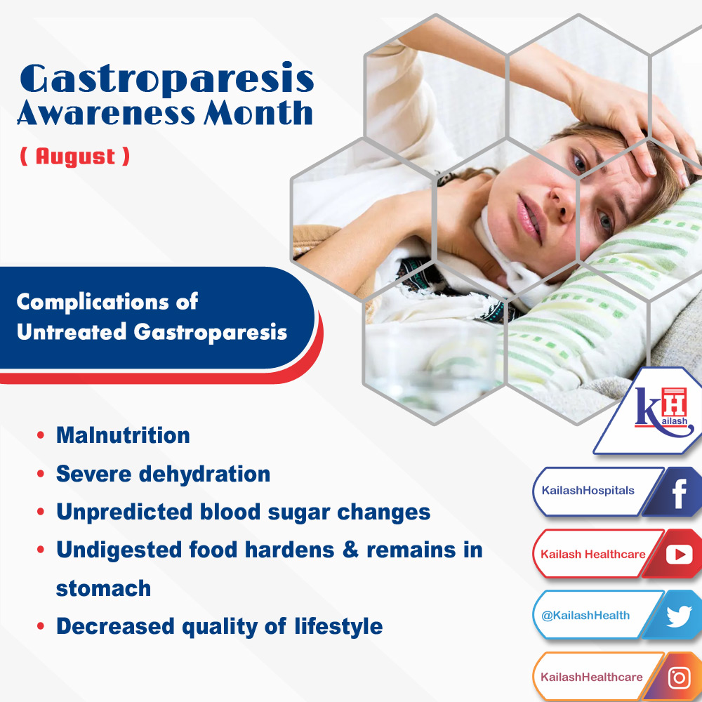 KailashHealth's tweet image. Early diagnosis &amp;amp; treatment of Gastroparesis is important to prevent Digestive complications.

Consult our Gastroenterologists.
Book an Appointment: kailashhealthcare.com

#GastroparesisAwarenessMonth #gastroparesisrisk #GastroProblem #indigestion
