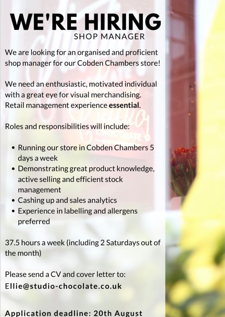 studiochoc's tweet photo. We’re Hiring! https://t.co/qk4E91oOmZ