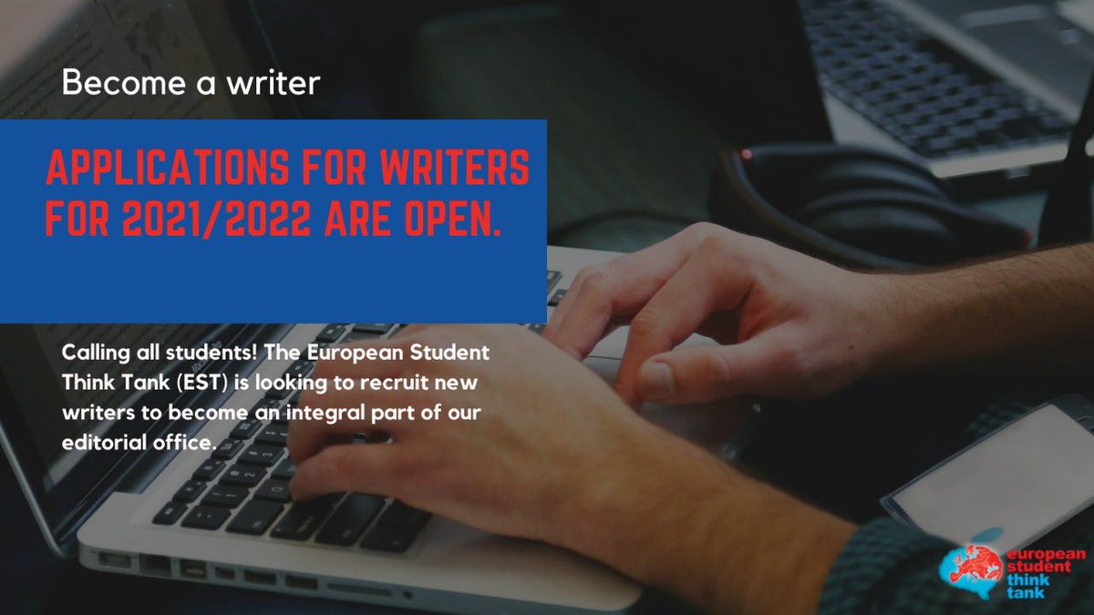 🔊Open call🔊 We’re looking for creative and smart writers to join our editorial office.

Are you a student who is familiar with European affairs?

Look no further😊

Read more at: bit.ly/3Ayd1GU