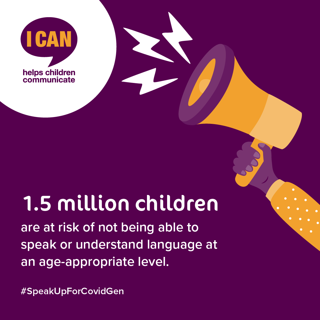 1.5 million children are at risk of being left behind with their speaking and understanding. Download our #SpeakUpForCovidGen report below
bit.ly/3htCWZp