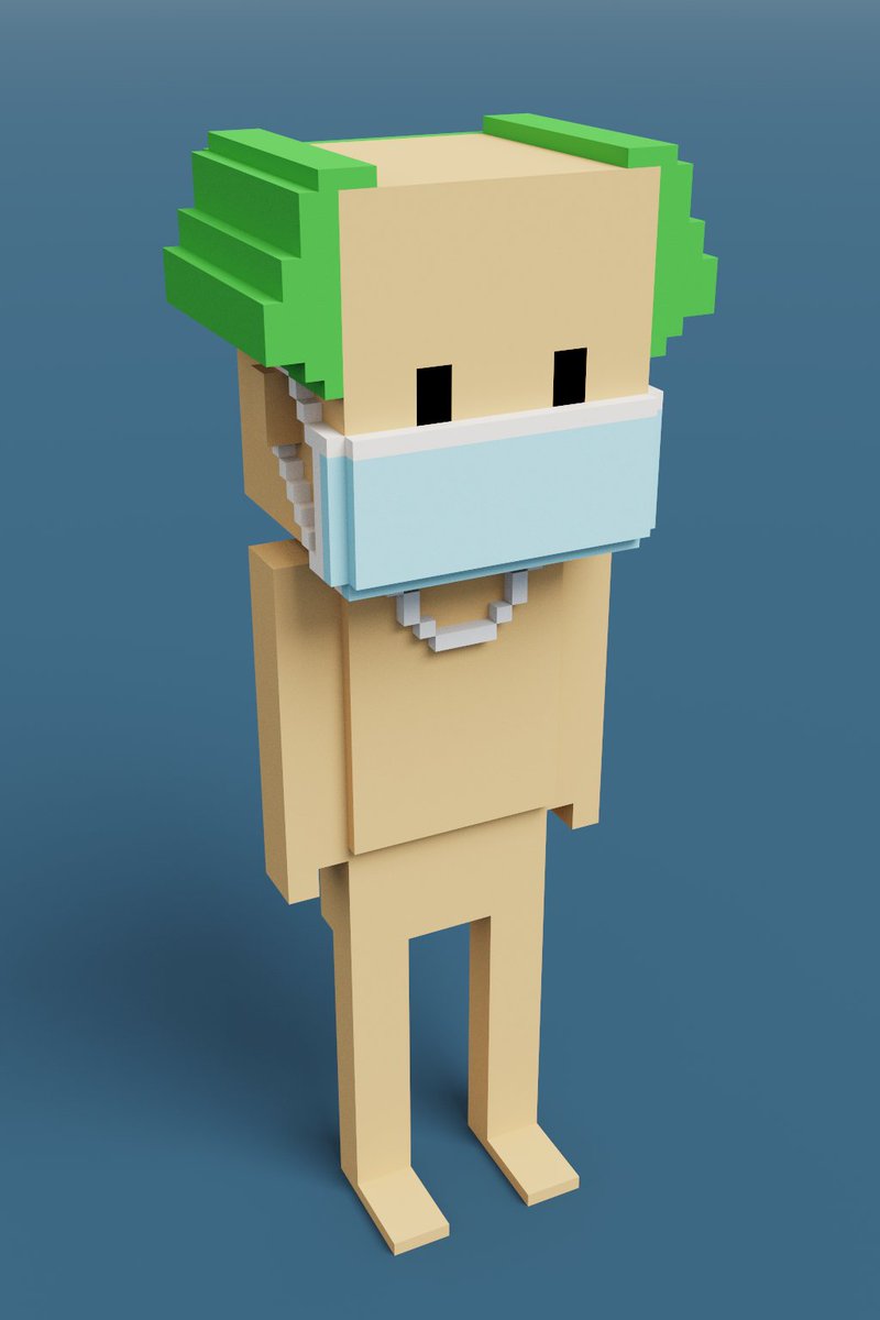voxelpunkbits's tweet image. One of my fav punkbits added to the collection recently 🤡 #VoxelPunkBits #opensea #NFT #meebits #cryptopunks
