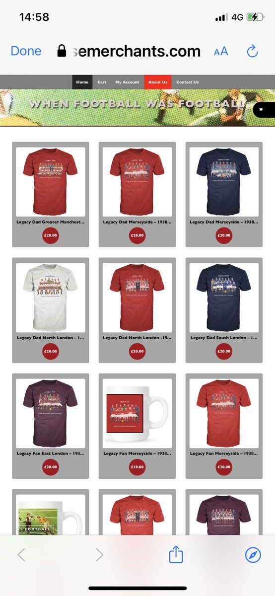 Get your retro shirts here for the new season - …ootballwasfootball.noisemerchants.com