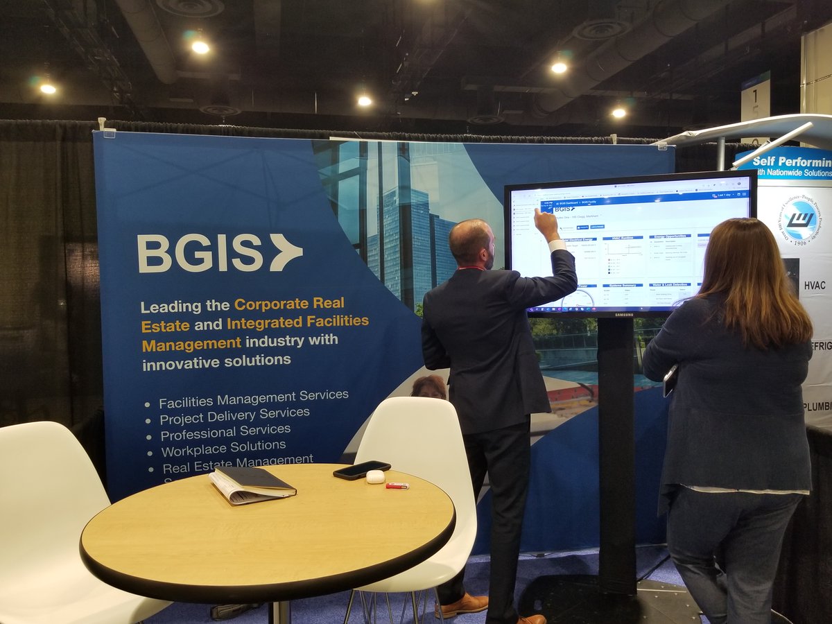 BGIS_na's tweet photo. BGIS's Engineering Services AVP, Greg Woodhouse, in action demonstrating just some of our innovative energy solutions! Solutions that not only save BGIS customers money and assist with capital planning, but also maximize their energy efficiency and reduce their carbon footprint! https://t.co/0smEaP1dM2