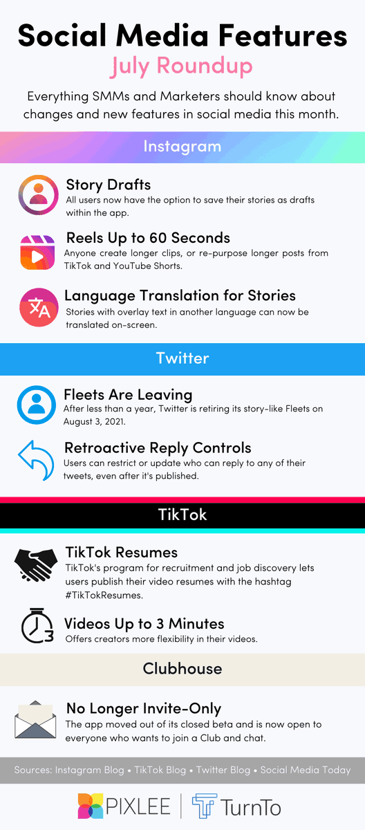 KenanFrager's tweet photo. A lot changes in social media every month. Check out some of the biggest updates from July in our latest roundup! https://t.co/OIqxwDuSsu