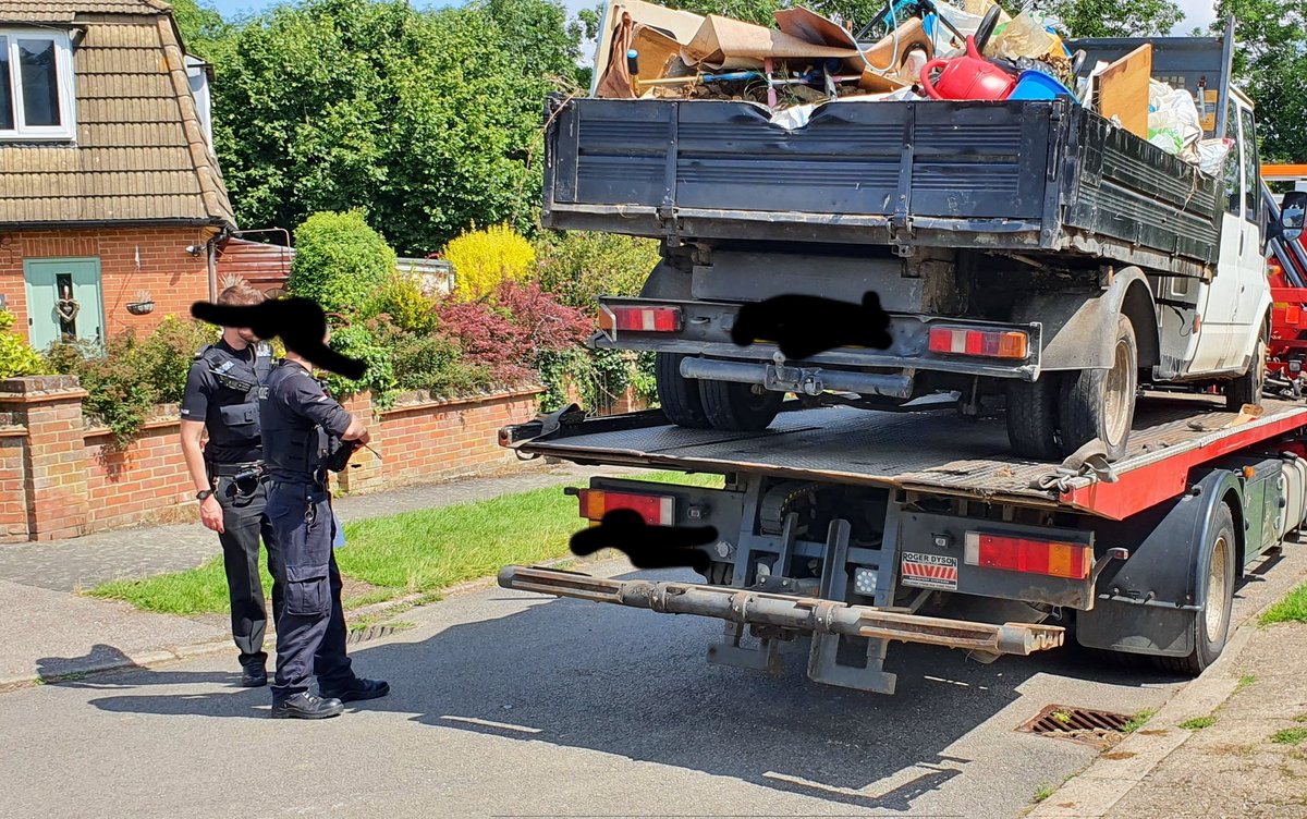 Truck seized from Chesham today by <a href="/BucksCouncil/">Buckinghamshire Council</a> (as part of #flytipping investigation) in joint operation with <a href="/TVP_ChiltSBucks/">TVP Chiltern&S.Bucks</a>
#Zerotolerance
#SCRAPflytipping