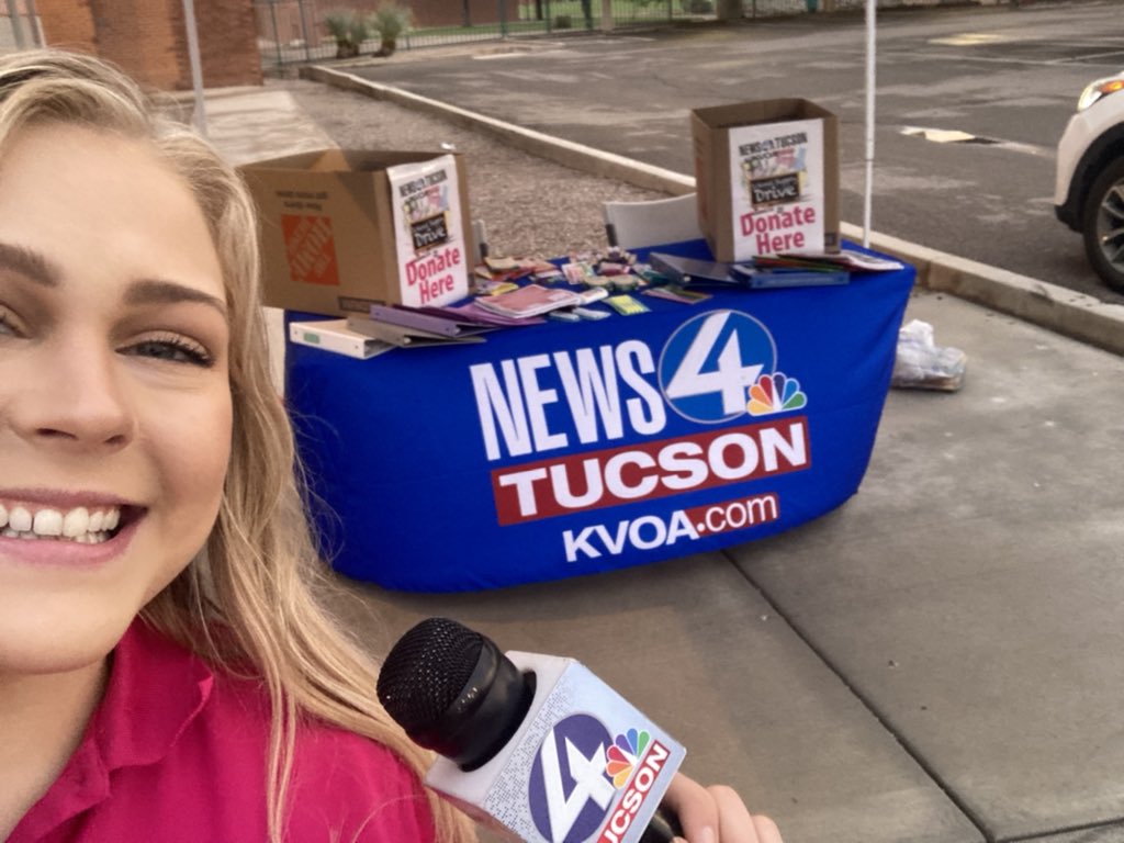 HEY @AmphiSchools!! Day 3 of our School Supply Drive let’s GO! Come visit us and drop off donations at Amphi Middle School in between Stone and 1st on Prince!✏️📚📁✂️ @KVOA