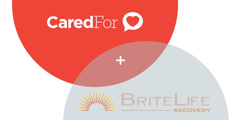CaredFor's tweet image. CaredFor is proud to partner with Brite Life Recovery to help support their ALUMNI and FAMILIES. #CaredFor #RecoveryApp #AlumniSupport #FamilySupport #MentalHealthAwarenessMonth