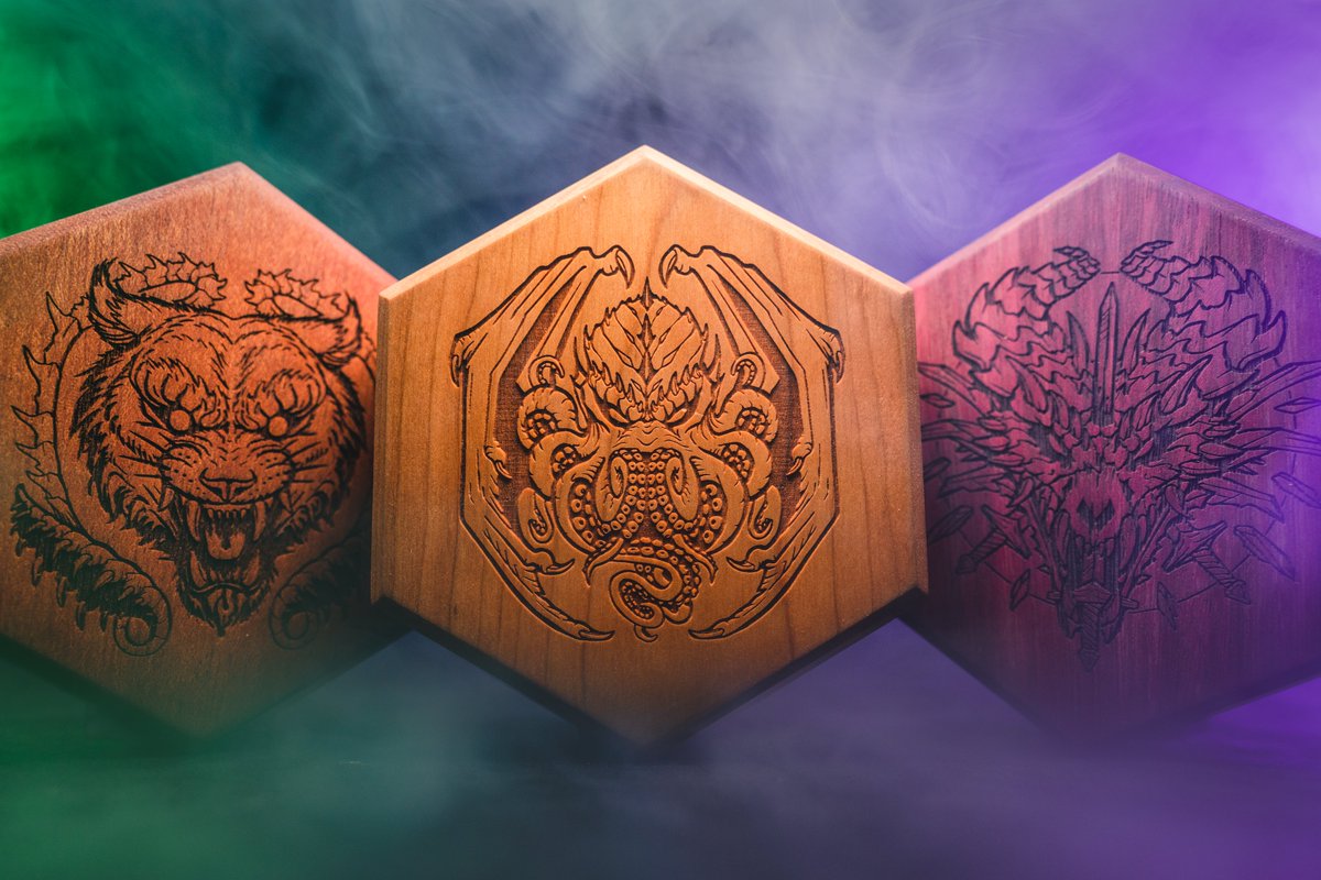 WyrmwoodGaming's tweet image. Wyrmwood Wednesday Giveaway ⏳

We're giving away a set of your choice from the Monsters &amp;amp; Maps tier in our upcoming Hexagonal Gaming System Kickstarter! 🐉🗺️ 

Art: @CrystalSully &amp;amp; @DevenRue 😘

(RULES POSTED BELOW👇)
#dice #ttrpg #dnd #dnd5e #dndart