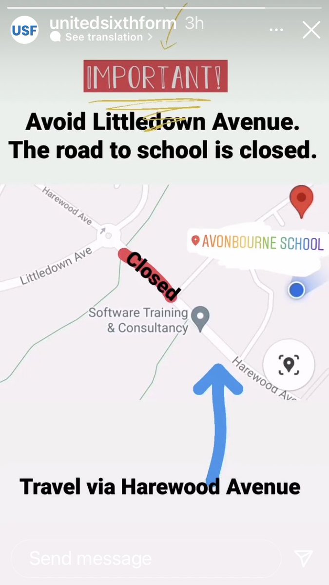 Looking forward to United Sixth Form Enrolment tomorrow! Offer holders- please check your email for more details. Remember to plan your route to avoid the road closure or arrive on foot or by 🚴! 
Enquiries to: office@unitedsixthform.org.uk 
#USFproud #AVBproud
<a href="/AvonbourneUL/">Avonbourne Boys' and Girls' Academies and USF</a>