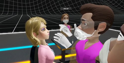 Join #SIGGRAPH2021 this AM for a talk about Immersive Medicine!
@MAI_BodyMap
Zhu Wang: <a href="/nyufrl/">Future Reality Lab</a>
<a href="/ORamaVR/">ORamaVR</a>
Shawn De Freitas: <a href="/DingoleTech/">Dingole Ltd.</a> 

 #utilityVR #VR #MedTech #COVID19 

Public: bit.ly/3lSGxCY
Attendee link: bit.ly/2XkwgFt