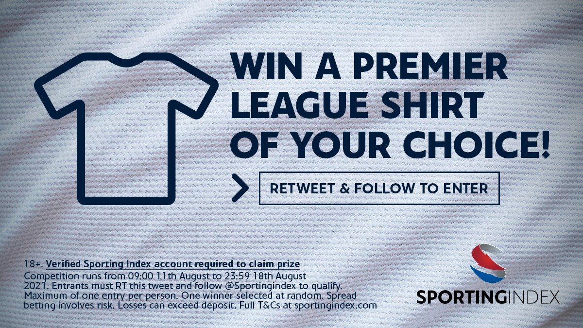 sportingindex's tweet photo. 🚨 GIVEAWAY! 🚨 

😍 We are giving away a Premier League shirt of YOUR CHOICE to celebrate the start of the season!

To enter:

1. Retweet this tweet
2. Follow @SportingIndex

Good luck! 

18+ T&amp;Cs apply: https://t.co/VWb4eEscBl https://t.co/epPUwvaYMO