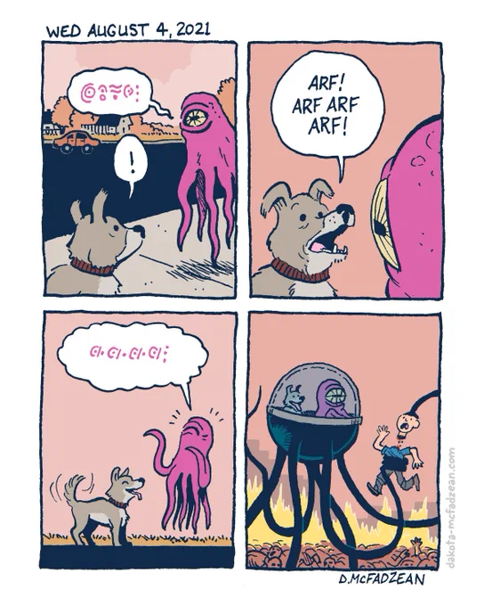 Best friend

#comics #comicstrips #cartooning #dogs #aliens #eightonezerofive 