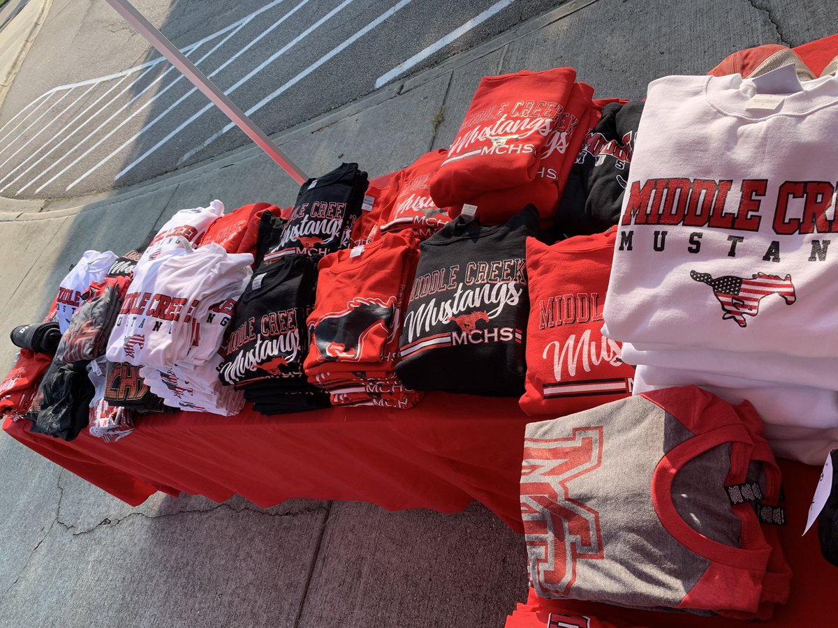 MUSTANG GEAR SALE TODAY TILL 3:30 <a href="/mchsmustangs/">Middle Creek HS</a> <a href="/MiddleCreekAD/">MiddleCreekAthletics</a> <a href="/MCHS_Theatre/">MCHS Theatre</a> <a href="/MCHSSports_/">MCHS Sports</a> <a href="/mchsptsa/">MCHS PTSA</a> <a href="/MiddleCreekSGA/">MCHS SGA</a> <a href="/mchs_marching/">MCHS Marching Band</a> <a href="/mchscounselors/">MCHS Counselors</a> <a href="/PrincipalPeckha/">Lacey Peckham</a> mchsfall2021.itemorder.com/sale