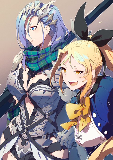 ヴィクトラとルアーサ、二人で好き放題してくれ～～!
#幻影戦争アート 