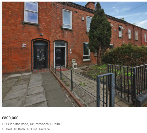 killianwoods's tweet photo. Another classic example of the financialisation of housing in Ireland – and co-living through the backdoor.

- In 2020, the home was bought for €470,000
- Now renovated, it is back on market for €800,000
- Potential rent roll = €90,000 pa
- Potential yield = 11.25% https://t.co/DE5uKjlyXZ