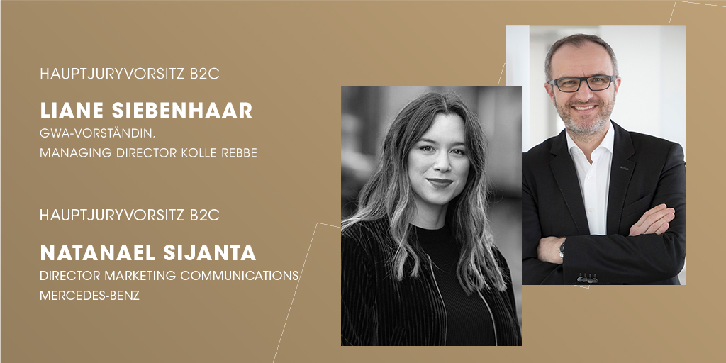GWA News (@gwanews) on Twitter photo Mitte September starten die Hauptjurys beim #EffieGermany. Neben Liane Siebenhaar <a href="/L7H/">Liane Siebenhaar</a> @kollerebbe & Natanael Sijanta <a href="/MercedesBenz_DE/">Mercedes-Benz Deutschland</a> gehören 22 Marketingexpert*innen zur Hauptjury beim B2C Effie. Alle Juror*innen gibt es hier im Überblick: bit.ly/3CD2qvU #40jahreeffie Mitte September starten die Hauptjurys beim #EffieGermany. Neben Liane Siebenhaar <a href="/L7H/">Liane Siebenhaar</a> @kollerebbe & Natanael Sijanta <a href="/MercedesBenz_DE/">Mercedes-Benz Deutschland</a> gehören 22 Marketingexpert*innen zur Hauptjury beim B2C Effie. Alle Juror*innen gibt es hier im Überblick: bit.ly/3CD2qvU #40jahreeffie
