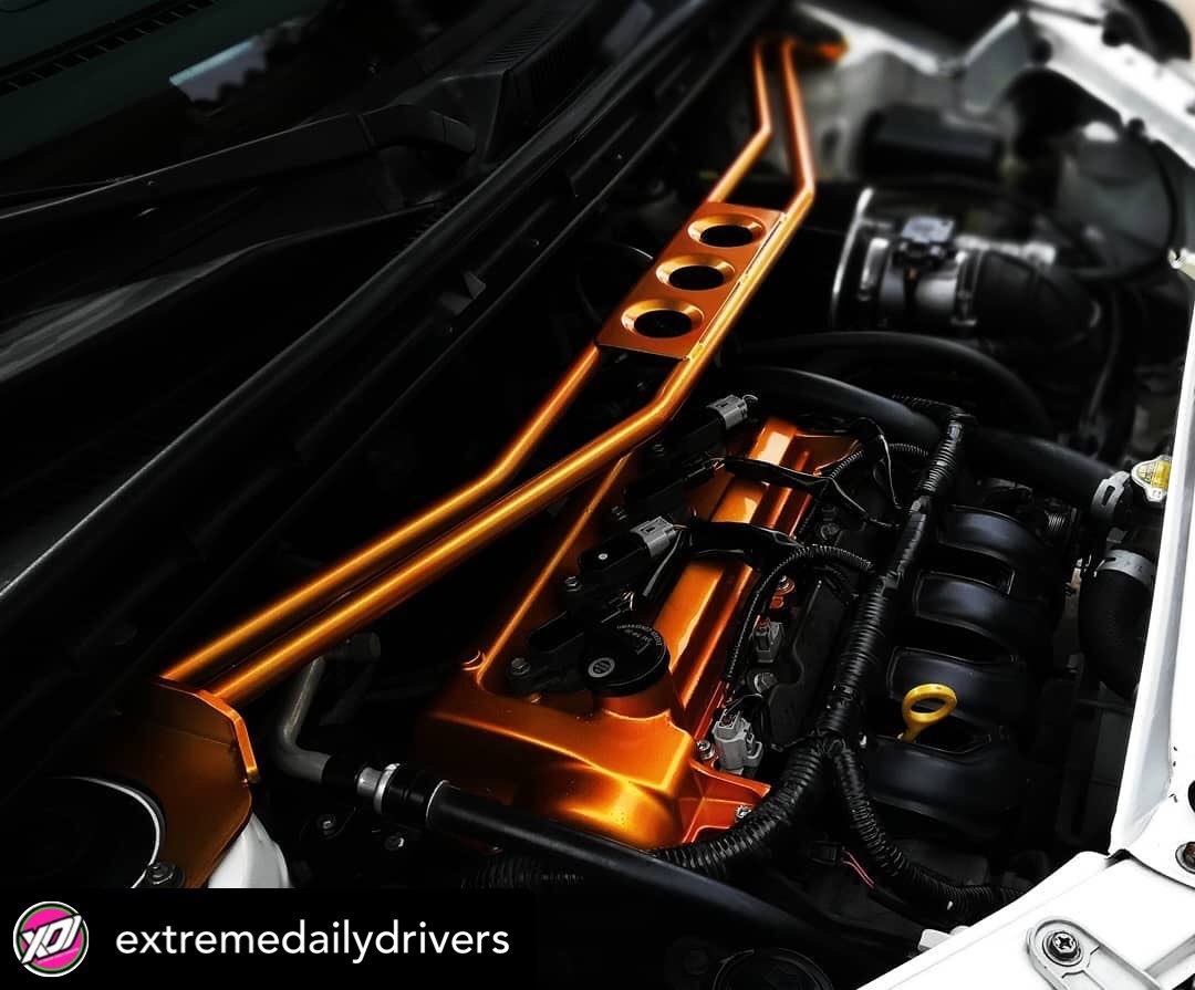 DupliColor's tweet image. Brandon @Extremedailydrivers did a great job on this engine bay customization using Metalcast! The finish looks amazing. #DupliColorMetalcast #Metalcast #AnodizedPaint #OneStepAnodized #DupliColor #YesYouCan #Repost