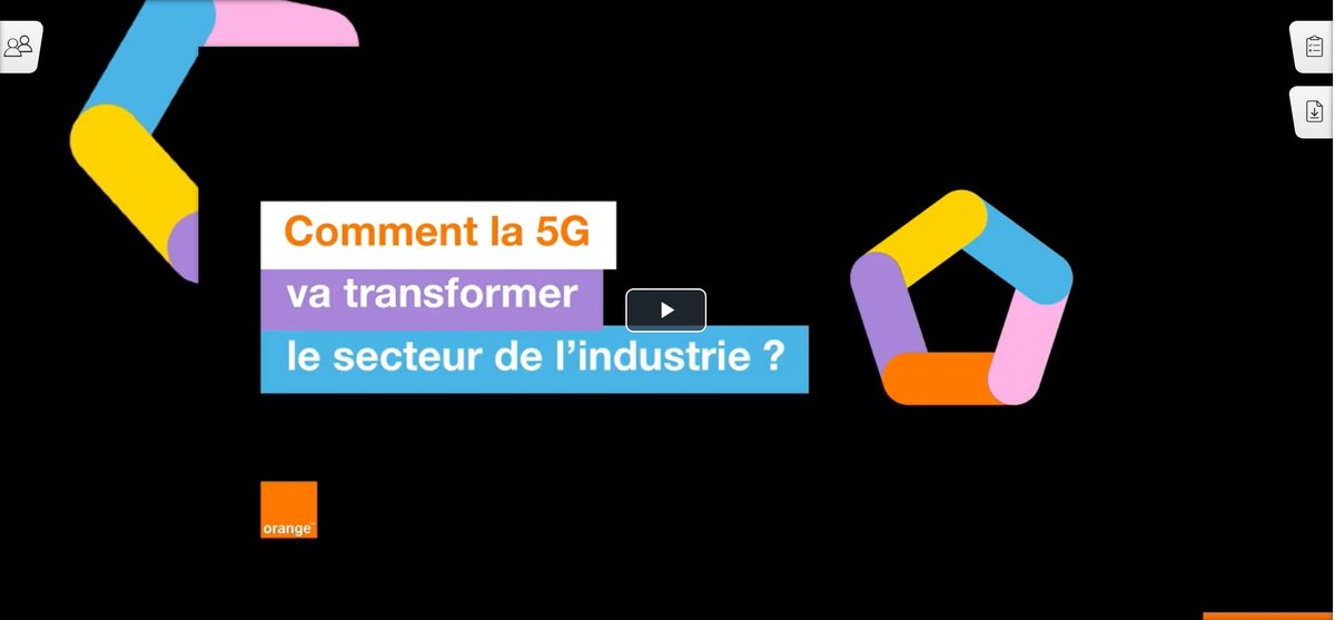 🎬 (Re)découvrez les perspectives et les bénéfices offerts par la #5G pour l'#industrie en compagnie d'experts: 
-DAVID BAILLET <a href="/siemensSW_FR/">Siemens Digital Industries Software France</a> 
-Bruno CHAVAGNEUX <a href="/MINES_StEtienne/">MINES Saint-Étienne</a>
-@ThomasWaendendries AMA XpertEye
-Sebastien DUDREUILH <a href="/orangebusiness/">Orange Business</a>  

bit.ly/3s8c0C7
