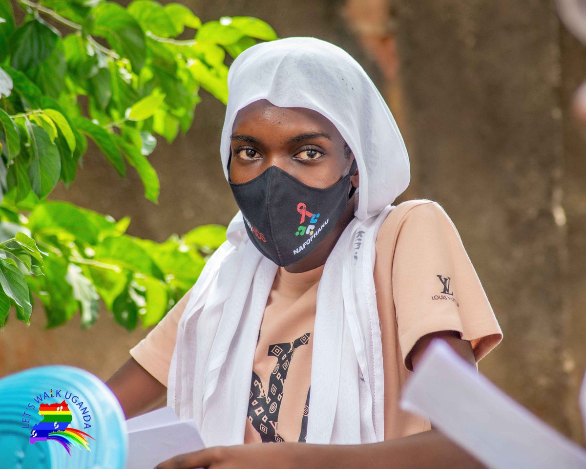 LWUGANDA's tweet photo. Meet Sheila, a transwoman, she has been harassed and even arrested and imprisoned rendering her unemployed. She hopes to learn how make liquid soap and hand wash gel to start a small business through the #JumpStartProject supported by @UNAIDS_UG @UNAIDS https://t.co/nUvq6X5kmx