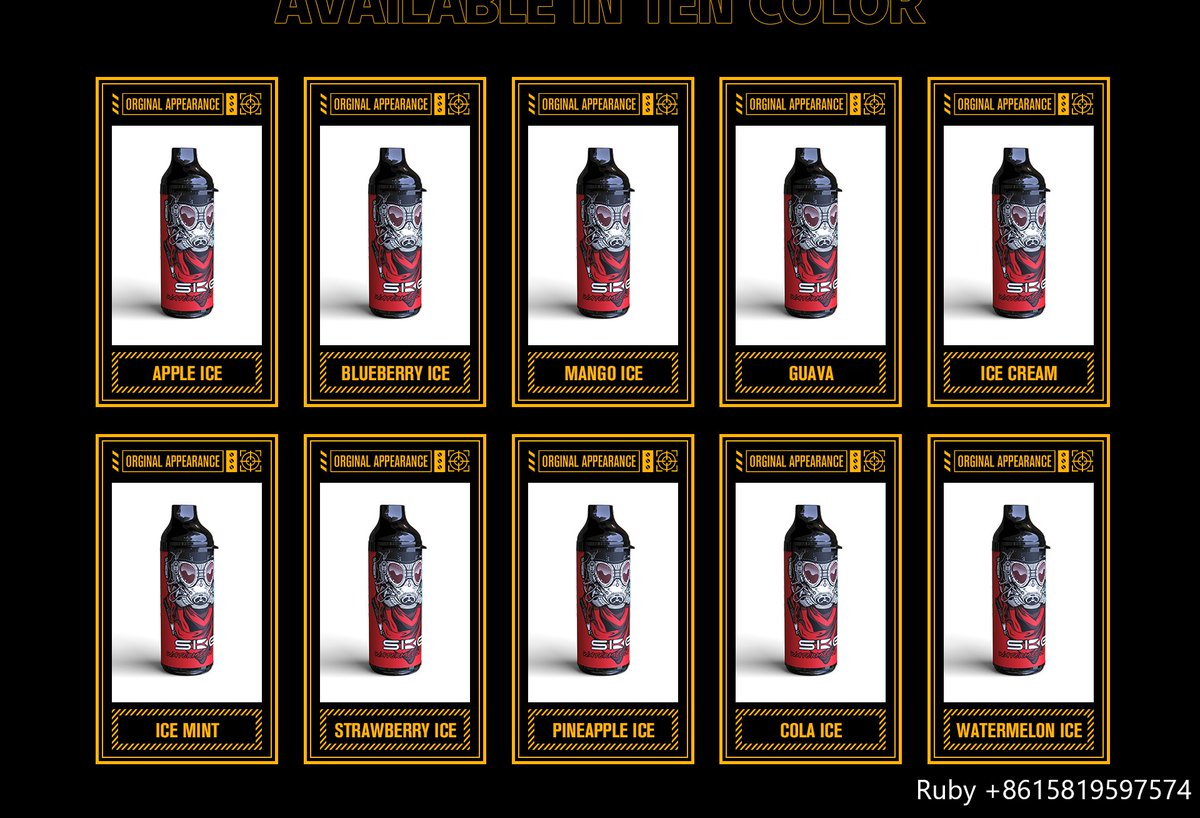 RubyChe48746213's tweet image. #vape #disposable cigaretts #e-cigaretts #electronic cigarettes
3000puffs-10ml-1200mAh
3000 puffs of taste enjoyment,
10ml e-liquid capacity,
1200mAh, large capacity battery, super endurance,
U-shaped oil guide structure-mesh coil

More info at sikaryvapor.com