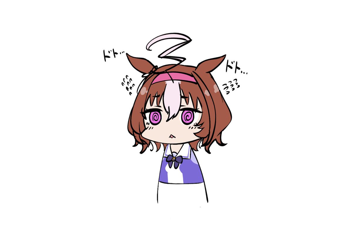 手首のシュシュ忘れてました すがも のイラスト