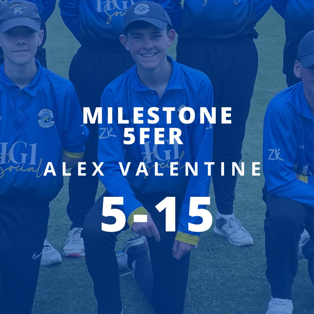 ThirskCC's tweet image. A huge congratulations to Alex Valentine, who got a 5fer with amazing figures of 5-15 at the weekend in what was a match winning performance for the 3s! #WeAreThirsk
