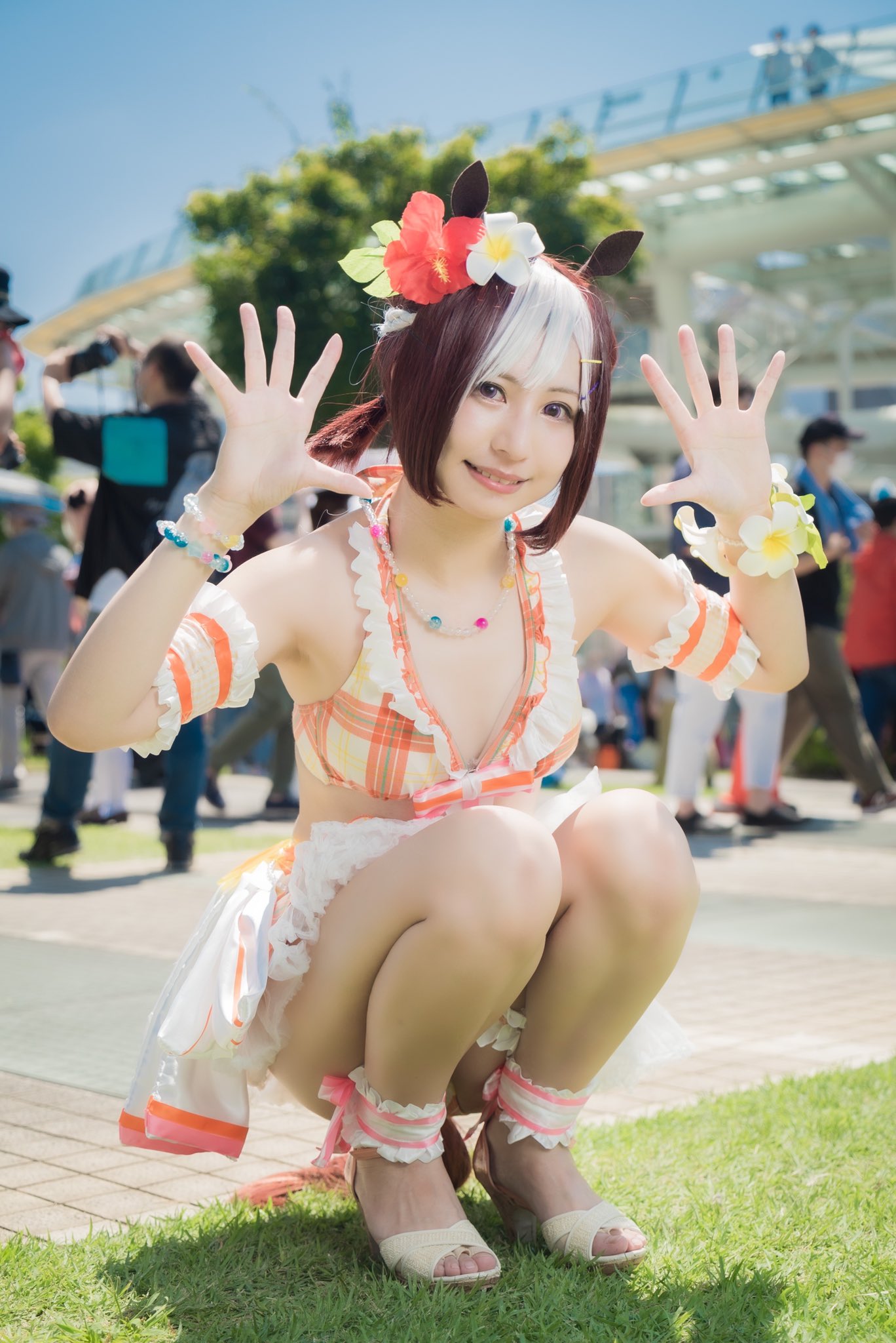 スペシャルウィーク ウマ娘 コスプレ 水着 ウマ娘プリティーダービー Umamusume: Pretty Derby ウマ娘 水着