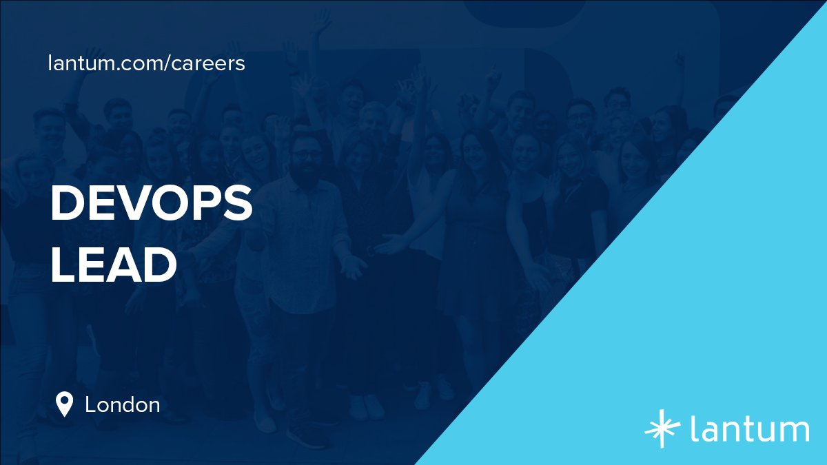 WeAreLantum's tweet image. We&apos;re looking for a #DevOpsLead to join our team! If you&apos;re passionate about implementing and evangelising best practices to drive engineering and operational excellence, we want to hear from you. You can learn more about the role and apply here &amp;gt;&amp;gt; hubs.li/H0V3R890