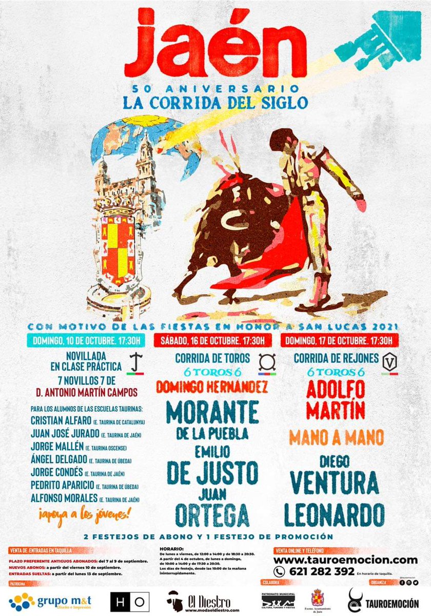 JAÉN I MANO A MANO

#adolfomartin #rejones  #manoamano #jaen #diegoventura #leonardohernandez