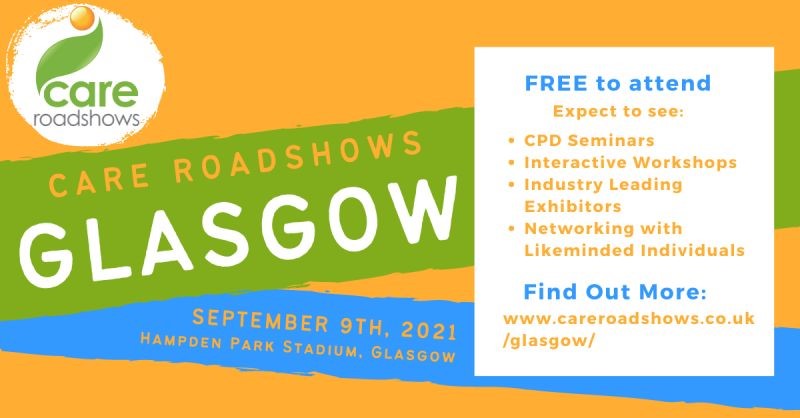 Which Care Roadshows will you be attending this year?⭐If you missed out on Liverpool then don't worry as there's still 3 more amazing regional events left for 2021 &amp; Glasgow <a href="/careroadshows/">Care Roadshows</a> is next! This event is FREE to attend  👉 ow.ly/APZ450FOMG2