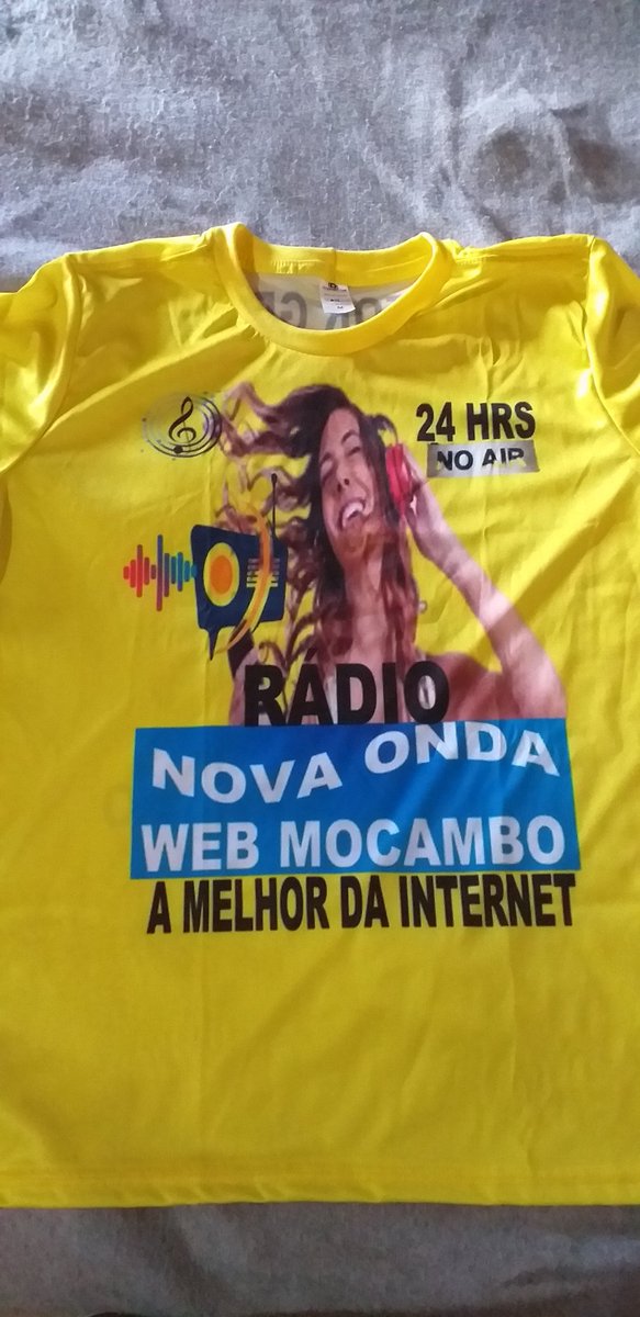 RadioOnda's tweet photo. Nosso novo uniforme da nossa emissora. https://t.co/Xf7Ws4JV2O