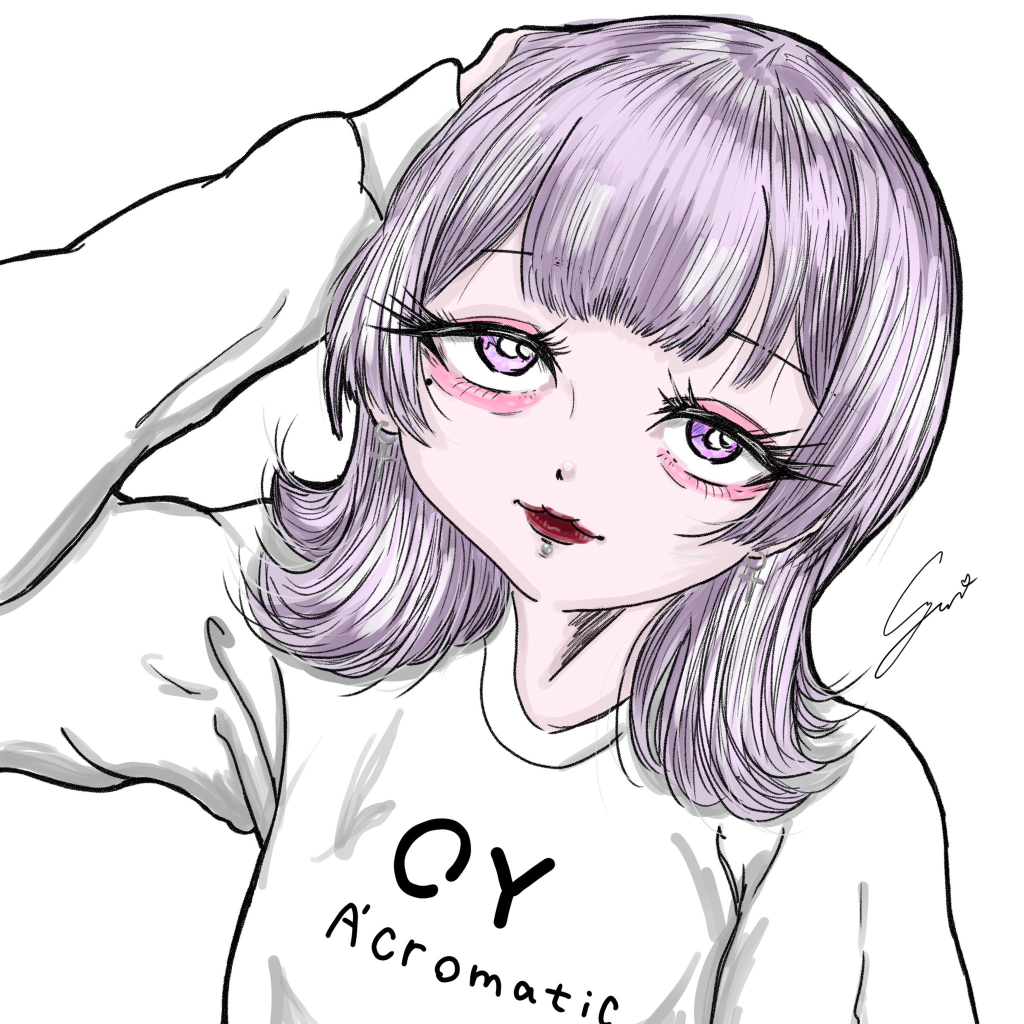 Twitter 上的 ちゅーん マルチクリエイター 大好きなウルフカット女子描きました 黒みがかった赤リップにパステルヘアカラーに三白眼に好きしか詰まってない T Co Oafg3zx0zv 地雷系女子 地雷ちゃん 地雷女子 メンヘラ ちゅーんのあとりえ