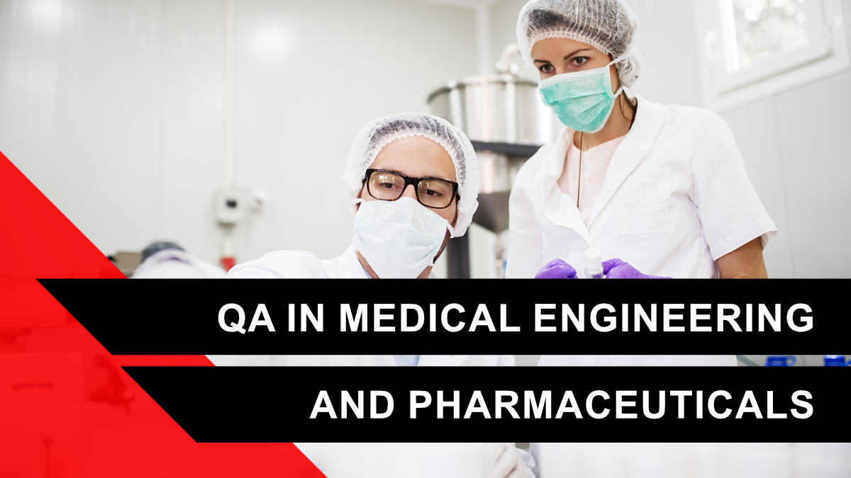 The #medical engineering and pharmaceutical industries are regulated by laws.

#Qualitycontrol that meets these requirements comprises of not just development and production of medical products that comply with legal frameworks, but they must minimise risk to patients and users.