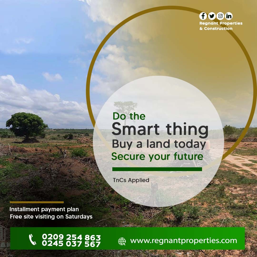 Regnant_Builds's tweet photo. We don't just sell you lands, we help decide on securing your future.
#regnantproperties #lands #litigationfreelands #promotion #installmentplans https://t.co/3bPWBzndgN