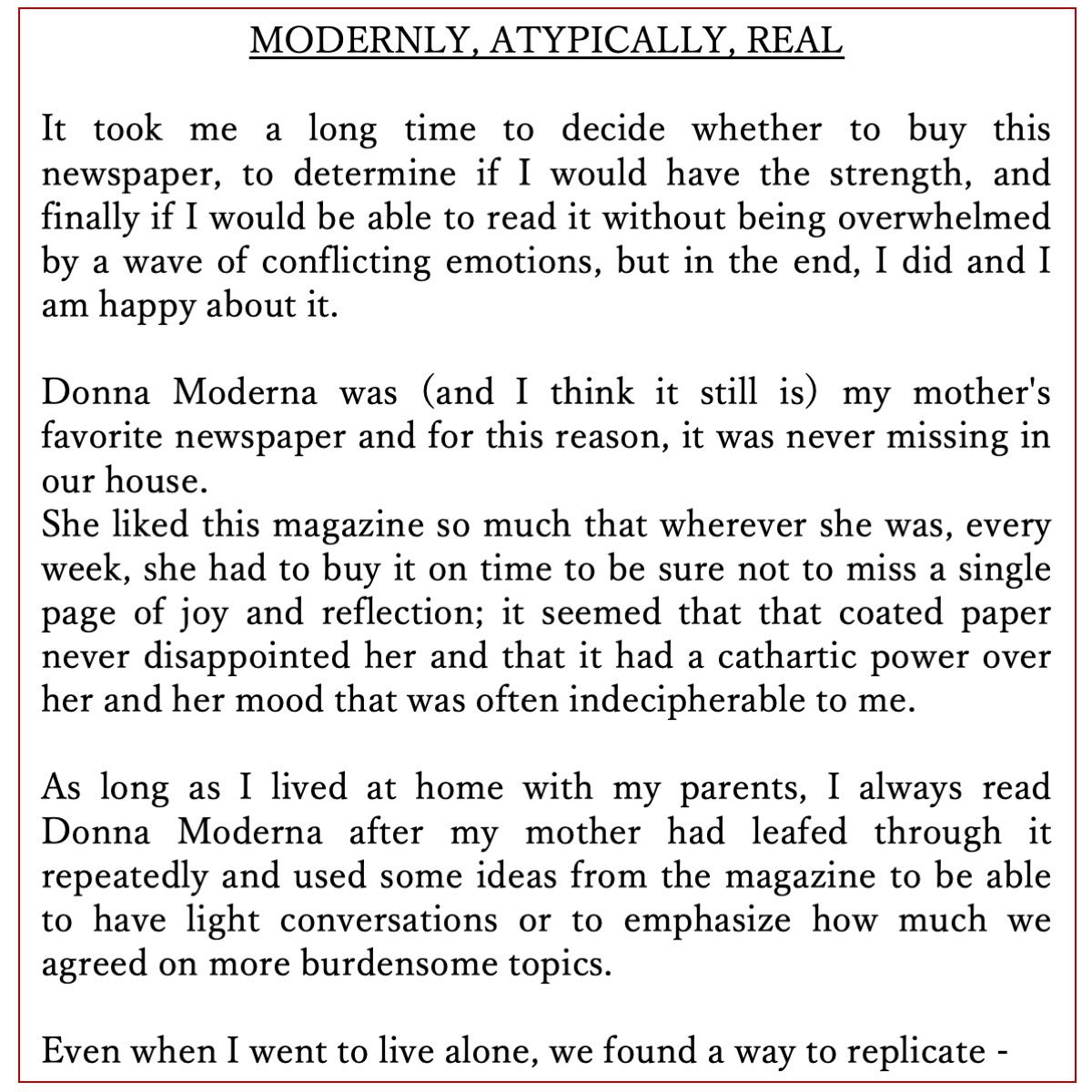 AutieIn's tweet image. I wanted to write something like this for so long! I’m so thankful that an Italian magazine has finally talked about autism! #Atypical #autism #actuallyautistic #autisticadults #reallife #writing #people #human