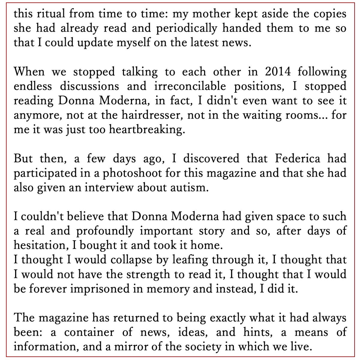 AutieIn's tweet image. I wanted to write something like this for so long! I’m so thankful that an Italian magazine has finally talked about autism! #Atypical #autism #actuallyautistic #autisticadults #reallife #writing #people #human