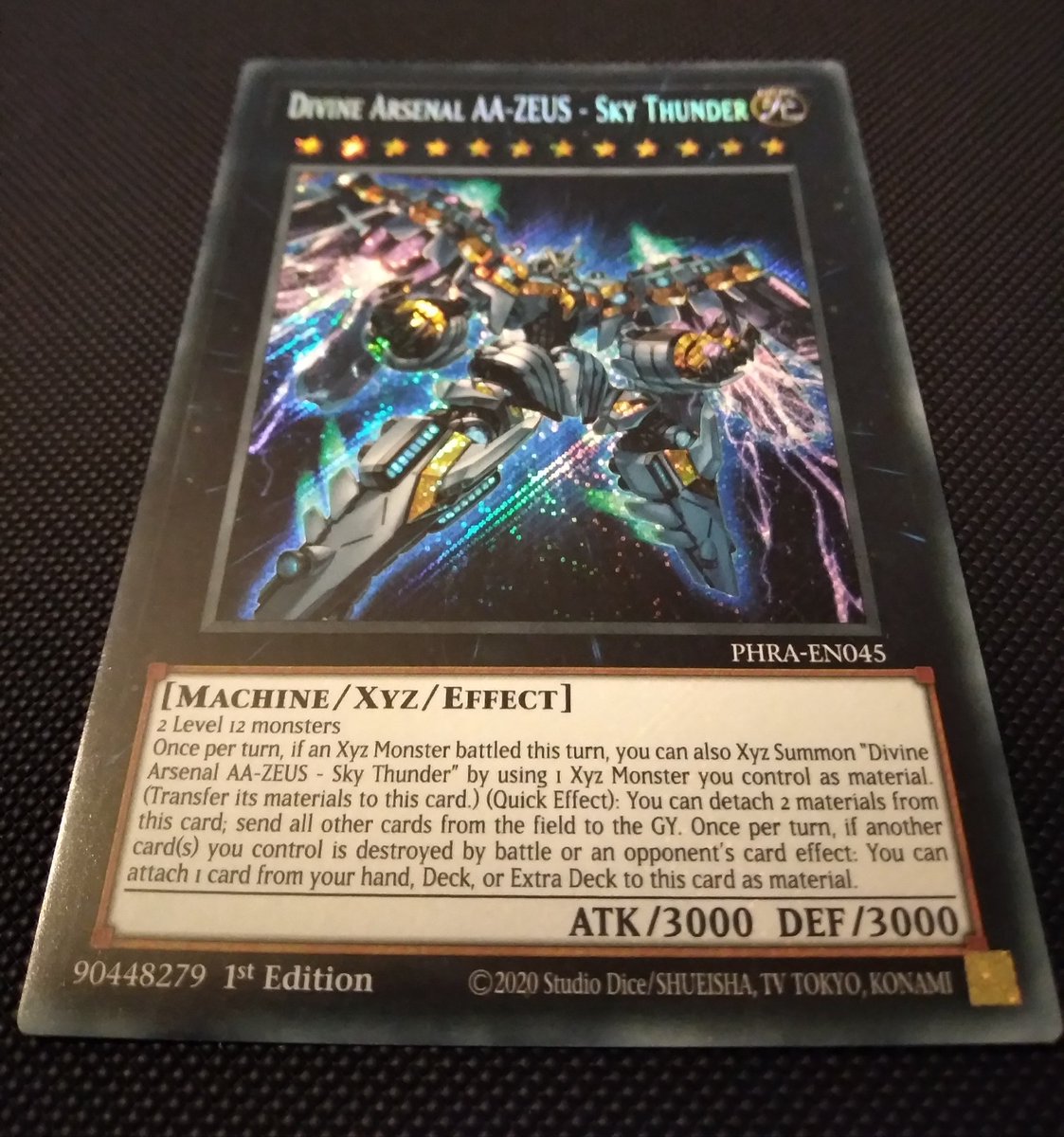 zeus yugioh card Yugioh Divine Arsenal AA-ZEUS main image 0