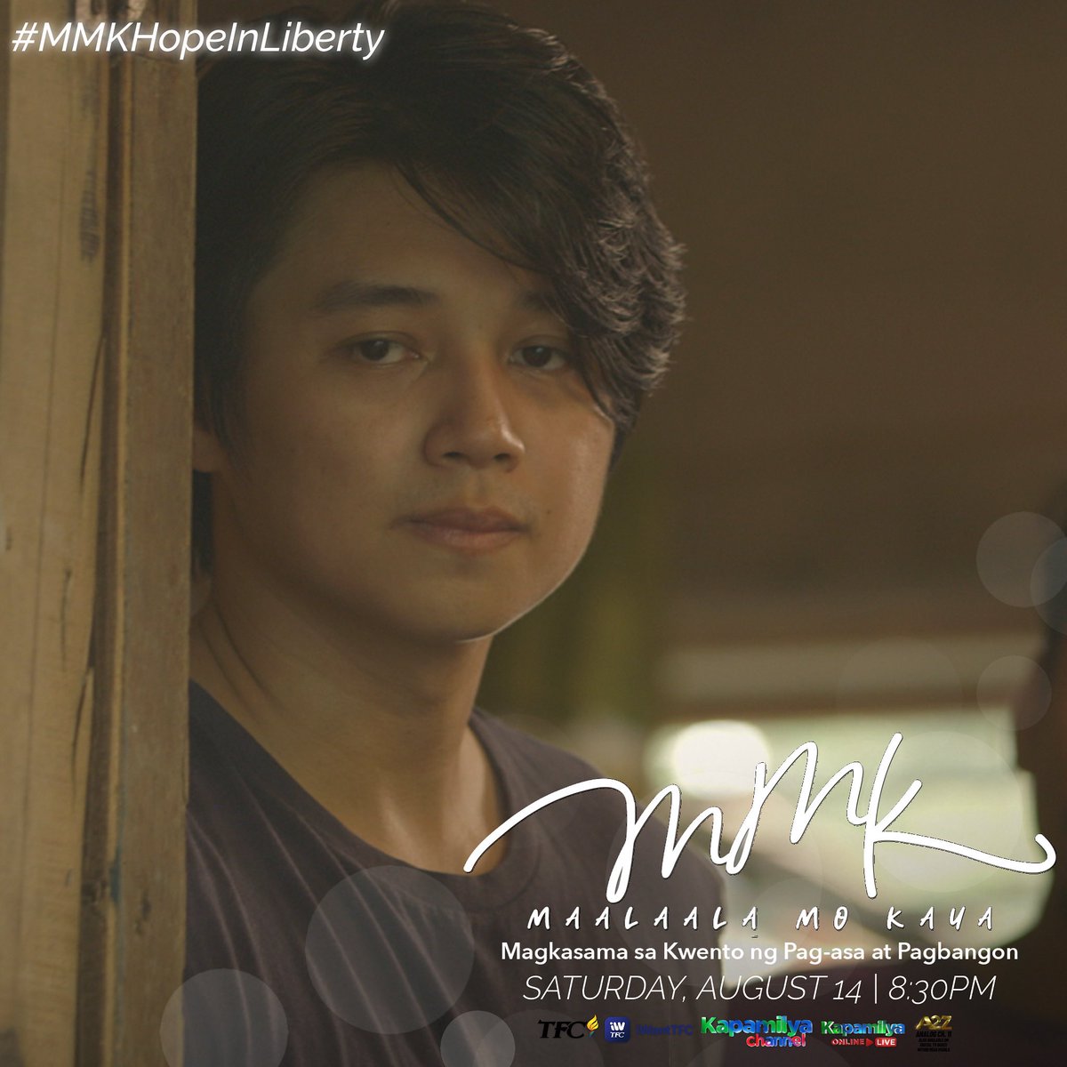 MMKOfficial's tweet photo. Tunghayan ang pagganap ni Yves Flores ngayong Sabado sa #MMKHopeInLiberty, 8:30PM sa Kapamilya Channel, Kapamilya Online Live, iWantTFC, TFC at A2Z Channel 11. https://t.co/jbFqxzgaiI
