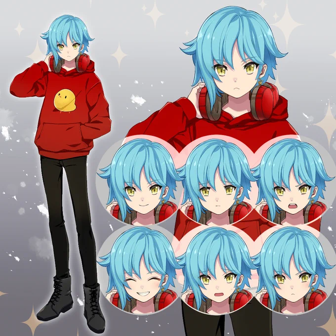 SKIMAにて立ち絵納品しました!可愛い少年はいつも楽しい!ありがとうございました!
