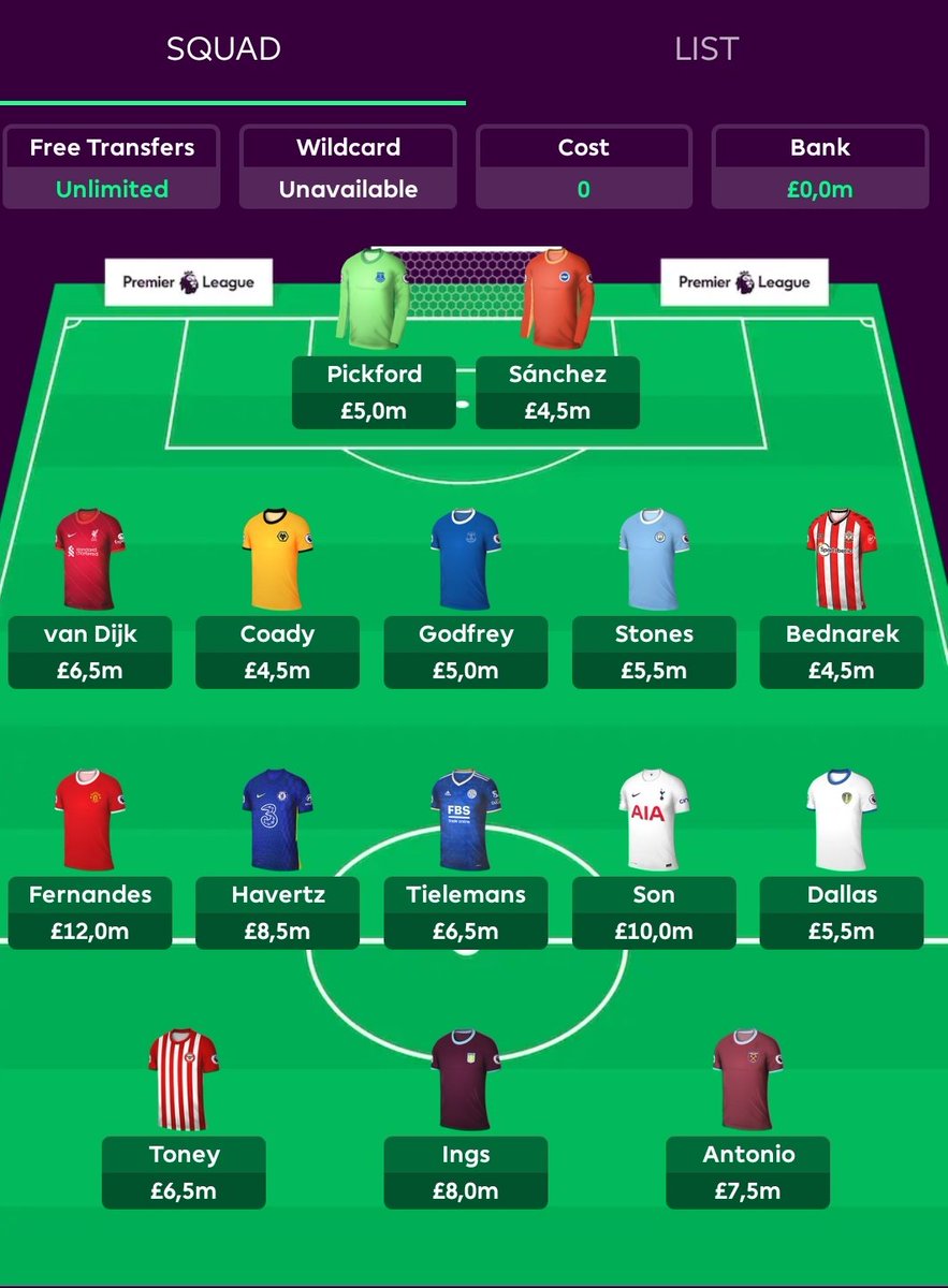 Dianistic_INA's tweet photo. @OfficialFPL Thoughts???

Is this formation good for the next match? 

who should be replaced and who should be replaced? https://t.co/okgfKm8yEi