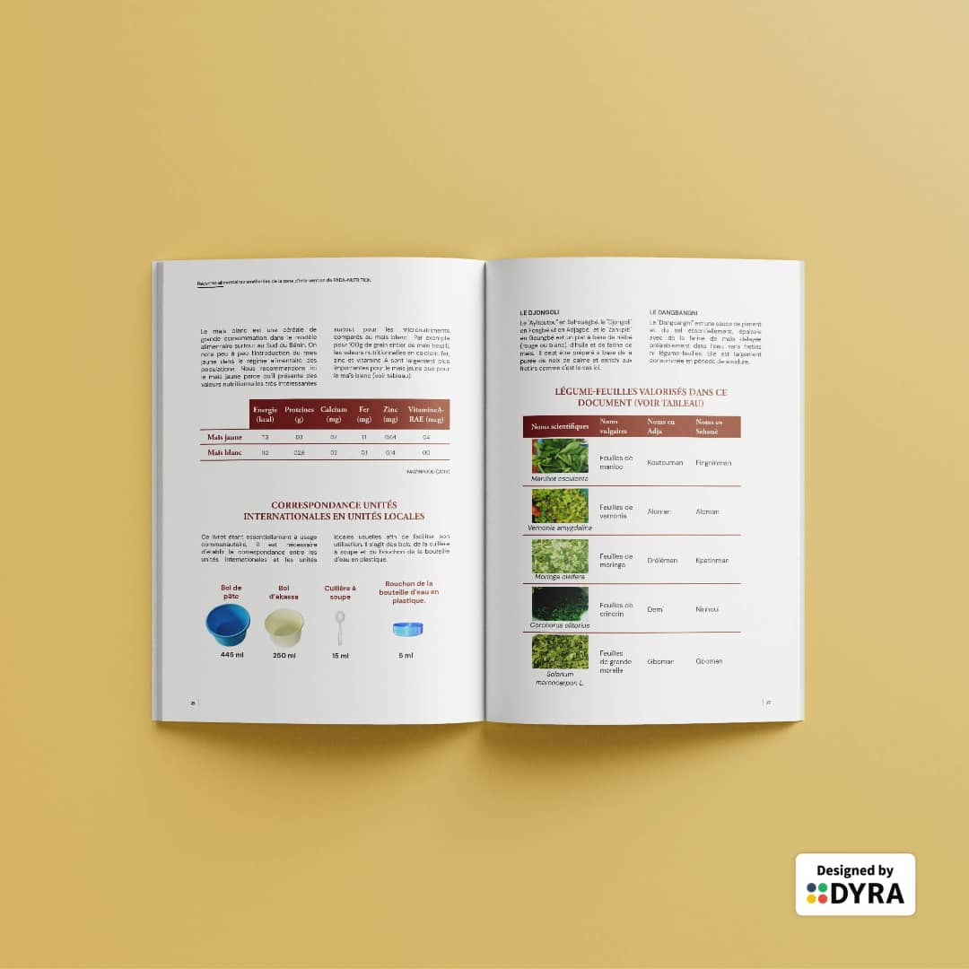 dyra_design's tweet photo. ProCAD | Mise en page d'un livre de cuisine

Mise en page d'un livre de cuisine sur les recettes améliorées e la zone d'intervention de PADA-NUTRITION pour le ProCAD ( Programme Cadre d'Appui à la Diversification Agricole )

Design by @dyra_design #benin #wasexo  #dyra_benin https://t.co/lKnxD4DPHp