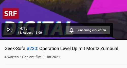 BlindflugStudio's tweet photo. ⏰BALD IST ES SOWEIT⏰
Moritz @momoetomo wird beim nächsten #GeekSofa von @SRF Digital dabei sein und über Operation Level Up und die Schweizer Games-Industrie reden! Wir freuen uns @guidoberger
https://t.co/IJOpIwNEVQ
#zurich #switzerland #swissgames #indiegames #srfdigital https://t.co/dPyaFbIeSu