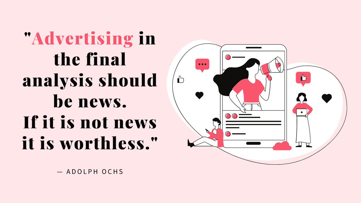 bettermetrics__'s tweet image. &quot; #Advertising in the final #analysis should be news. If it is not #news it is worthless&quot;

#digitalmarketing #wednesdaywisdom #WednesdayMotivation #wednesdaywords #wednesdaythought #quoteoftheday #bestoftweets #MarketingMind #marketing #digitalmarketingtips #marketingtips #brand