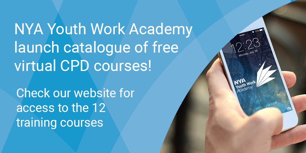Visit the new NYA Academy!

Access our 12 new free short CPD courses on Safeguarding, Youth Participation and many more.

Learn new skills and knowledge today, and help young people access a brighter future!

Find out more and sign up here:

nya.org.uk/skills/academy