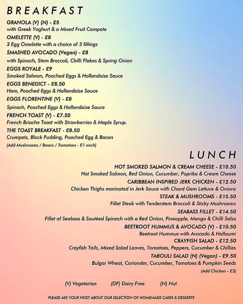 As many of you already know, we have a very talented new Head Chef named Luckon Samms in our kitchen and today we get to reveal his brand new menu. 

We are very excited about it and we hope you are too. 

🧡