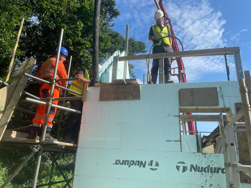 icfbuildersouth's tweet image. #icf #icfbuilder Pour Time @NUDURAICF @icfsupplies