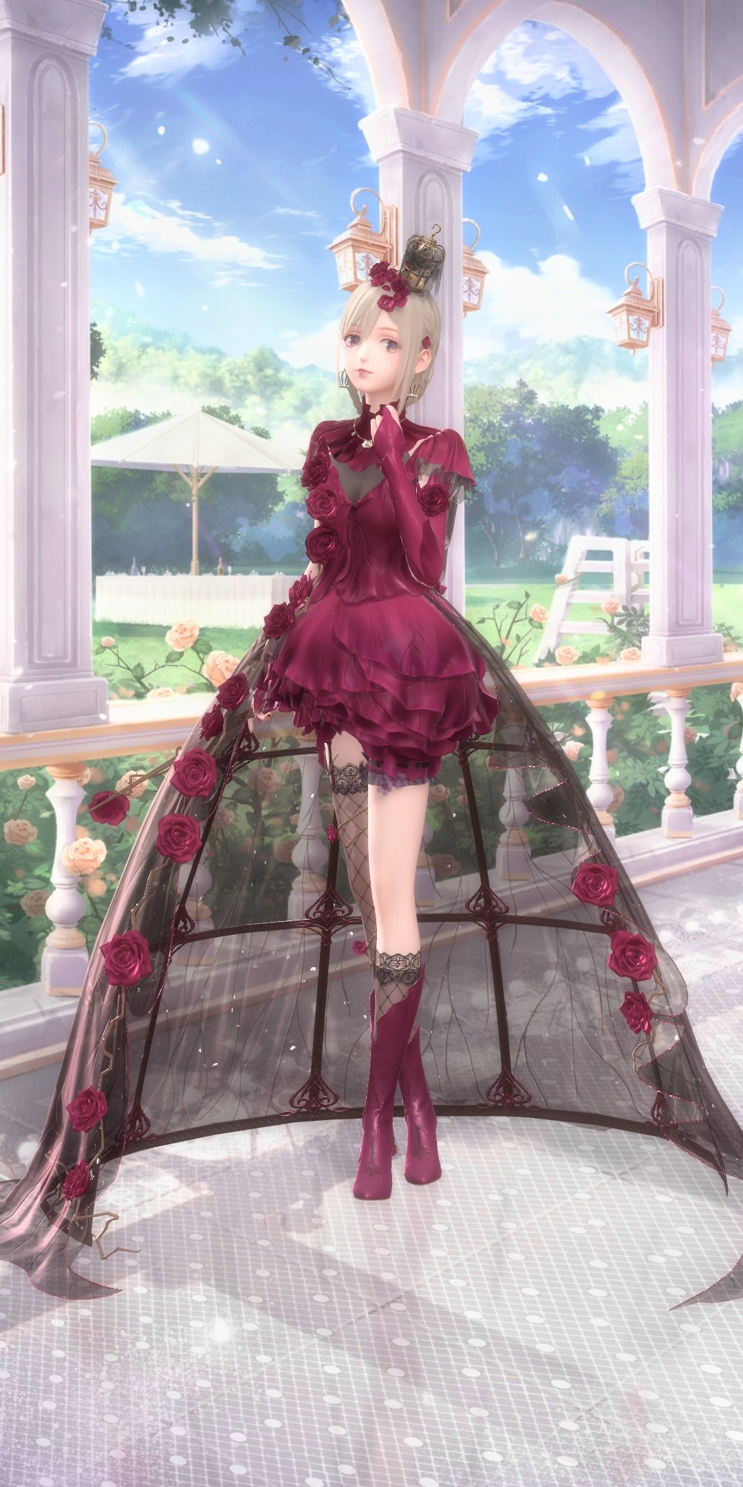 海音 Kaine 覚醒 赤い薔薇ドレス可愛い T Co 2qeqsoh72w Twitter