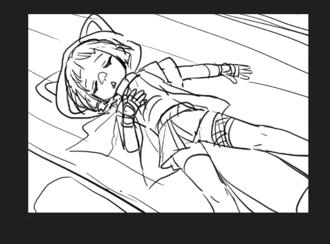 さゆちゃん縁側で寝てくれの意 