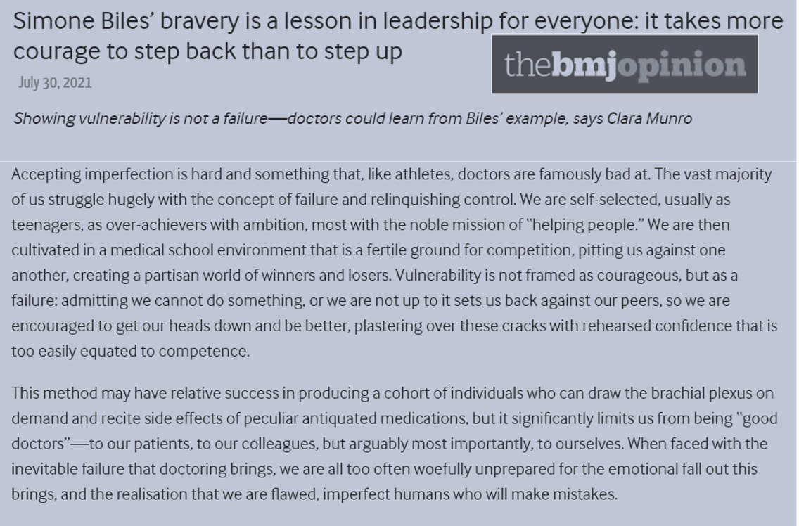 How I wish every medical student, resident and a doctor reads these two paragraphs form the <a href="/bmj_latest/">The BMJ</a> blog.